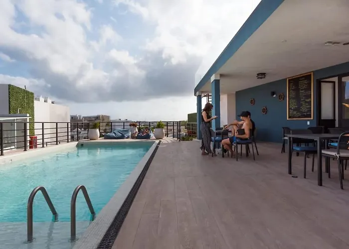 Luxury 1br, 200m From The Rooftop Ocean View Ferienhaus Playa del Carmen